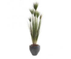 Papyrus artificiel en pot, 120 cm - plante artificielle / arbuste plastique - artplants