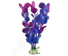 FACILLA® Plante Artificielle Bleu Violet En Plastique Décoration Aquarium