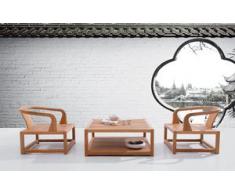 Salon de jardin Andaman, design haut de gamme en teck