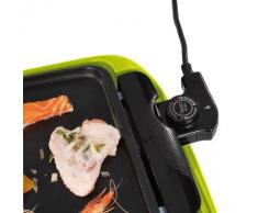 DOMOCLIP DOC134 Barbecue de Table 2 en 1 Grille et Plancha Vert
