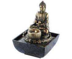 Fontaine d'intérieur lumineuse Bouddha