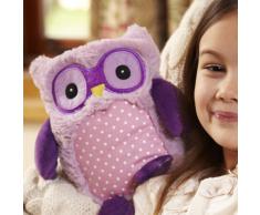 Soframar - Bouillotte Peluche Hooty - Hibou Violet