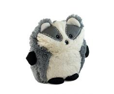 Hooty Friends Bouillotte peluche passant entièrement au micro-ondes Blaireau