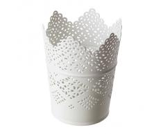 IKEA SKURAR - Bougeoir, blanc - 11 cm