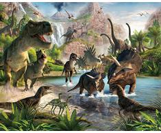 Walltastic Papier peint mural Dinosaure 2,4 x 3 m