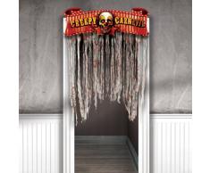 Décoration de porte halloween - Taille Unique