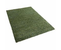 Tappeto shaggy rettangolare in tessuto verde - 160x230cm - OREN