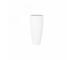 Vaso da fiori moderno in colore bianco - 30x30x60 cm - ONEGA