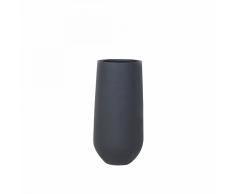 Vaso da fiori nero in vetroresina - 35x35x80cm - ANNECY