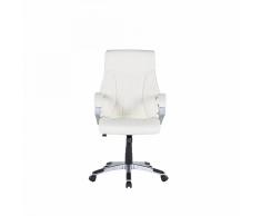 Sedia da ufficio in ecopelle beige - Sedia da gaming - TRIUMPH