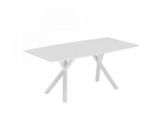 Tavolo di design - 180 cm - Tavolo da pranzo in legno bianco - LISALA