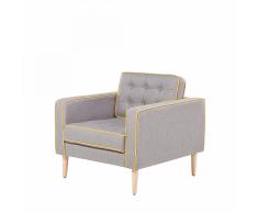 Poltrona design - soggiorno - grigio - in tessuto - FLAM