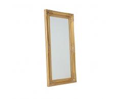 Specchio a parete - cornice oro - 50 x 100 cm - GARDES