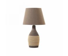 Lampada - Da tavolo - Da comodino - Colore marrone - TORMES