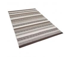 Tappeto marrone in cotone fatto a mano - 160x230cm - POLATLI