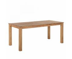 Tavolo - Tavolo da pranzo - In legno massiccio - 180cm - Marrone chiaro - MAXIMA