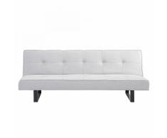 Divano letto grigio chiaro - Divano in tessuto - Sofa 3 posti - Divano moderno - DERBY