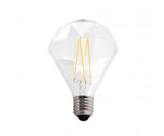 Lampadina LED diamante - Lampadina LED design - 6W, E27, 9.5x12.8cm