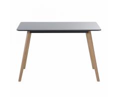 Tavolo nero - Tavolo di design - Tavolo da pranzo in legno - 120x80cm - FLY