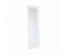 Specchio moderno da parete con cornice bianca - 51x161cm - LUNEL