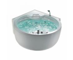 Vasca idromassaggio angolare da interno - Vasca spa tonda - MILANO