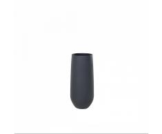 Vaso da fiori nero in vetroresina - 22x22x55cm - ANNECY