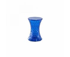 Tavolino da caffè in plastica blu trasparente - NEWHAM