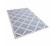 Tappeto rettangolare azzurro - Tappeto moderno di design - 80x150cm - DALI