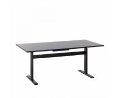 Tavolo scrivania nero motorizzato regolabile in altezza - 180x90cm - LIFT