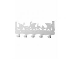 Appendiabiti per porta Malibu (Grigio) - bpc living