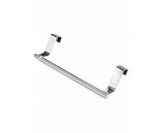 Barra porta asciugamani telescopica per anta (Argento) - bpc living