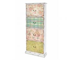 Scarpiera Anike a 4 ante (Bianco) - bpc living
