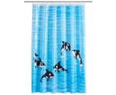 Tenda per doccia Orca (Blu) - bpc living