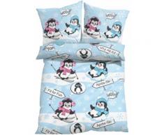 Biancheria da letto Pinguini (Blu) - bpc living