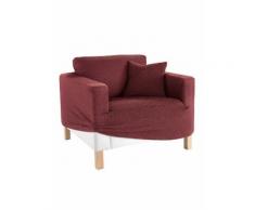 Copridivano Crinkle melange (Rosso) - bpc living