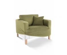 Copridivano Crinkle melange (Verde) - bpc living