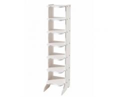Scarpiera Twist 7 paia (Bianco) - bpc living