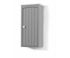 Armadietto pensile Paula 1 anta (Grigio) - bpc living