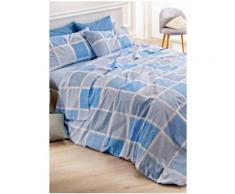 Biancheria letto College (Blu) - Euronova