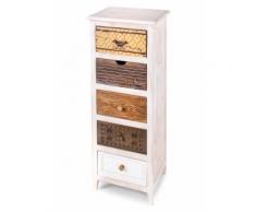 Comò Aiden con 5 cassetti (Beige) - bpc living