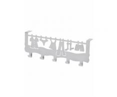Attaccapanni per porta Dana (Argento) - bpc living