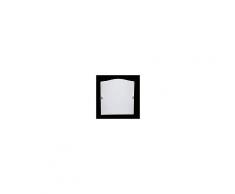 Silamp Lampada APPLIQUE luce E14 da parete Vetro arredo casa lampade Raffinato Neuro