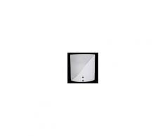 Silamp Lampada APPLIQUE luce E27 da parete Vetro arredo casa lampade taglio diagonale