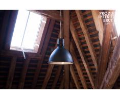 Lampada a sospensione black Industrial