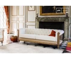 Divano Chesterfield Montaigu in stile shabby chic