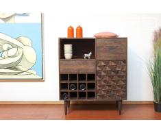 Credenza con portabottiglie Balkis