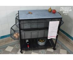 Carrello da cucina Bluestone in stile vintage
