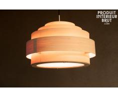Plafoniera bamboo 40 cm in stile nordico