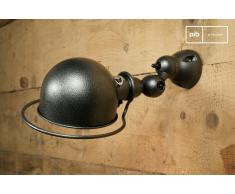 Lampada da parete Jieldé Loft con finiture battute