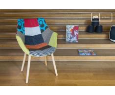 Poltrona Neo Patchwork in stile nordico